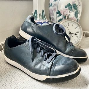 Mark Nason Los Angeles blue leather Shaver Sneakers